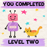 PreK Level 2 Badge