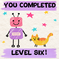 PreK Level 6 Badge