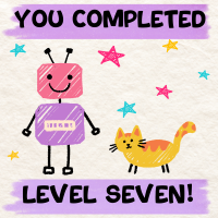 PreK Level 7 Badge