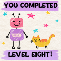 PreK Level 8 Badge